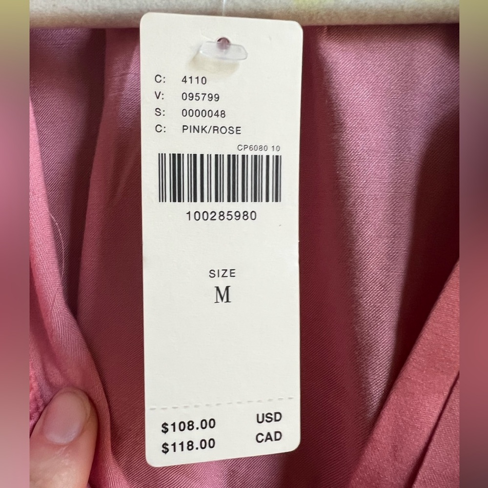 Pilcro Dusty Pink Button Down - Picture 6 of 6